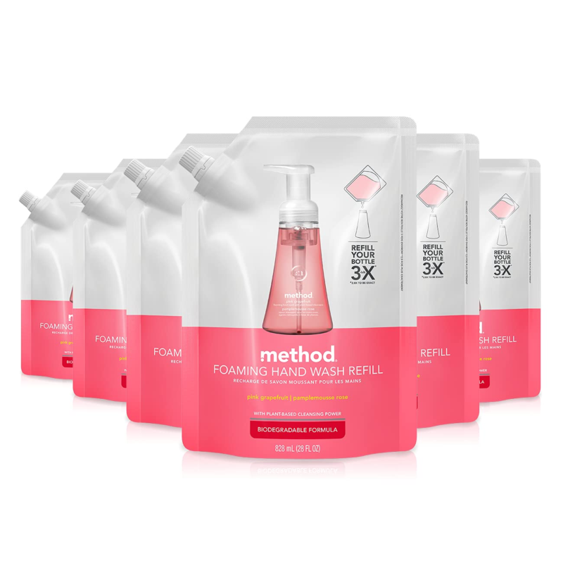 Refill, Pink Grapefruit, 28 Fl Oz (pack Of 6)