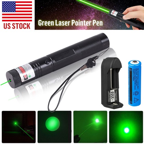 9900Miles 532nm Green Laser Pointer Pen Light Astronomy Beam Rechargeable Lazer