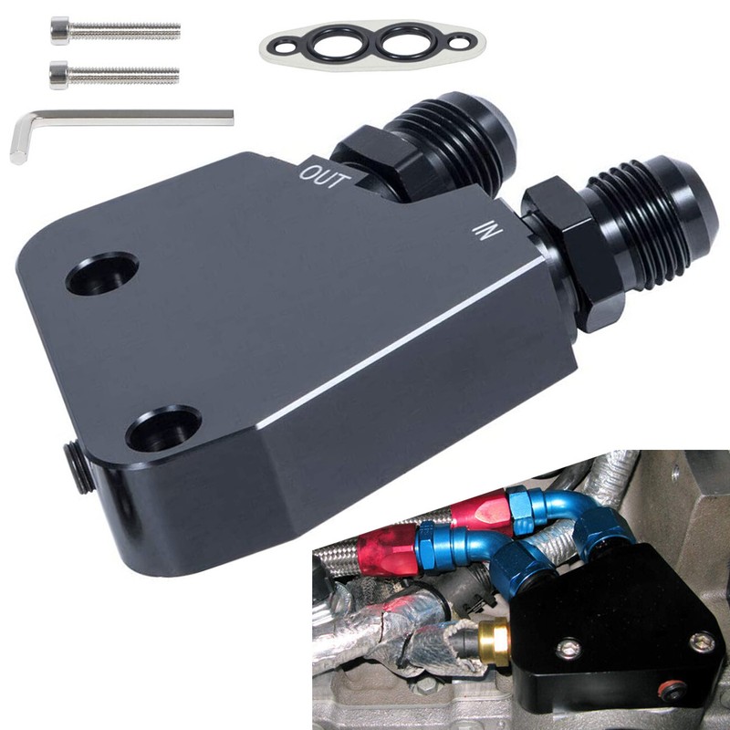 Cooler Adapter Block Kits For Corvette C5/6/7 Camaro Gm Ls1/2/3/7/6/9 Gen Iv