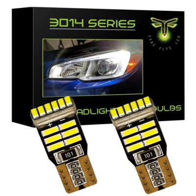 T10 194 168 LED Light Bulbs For 2015-2021 Subaru WRX Boomerang Parking C-Lights