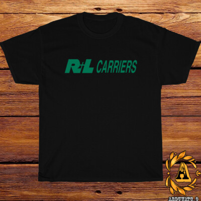 New R+L Carriers Company Logo Black/Sport Grey/White/Navy/Red T-Shirt S-5XL