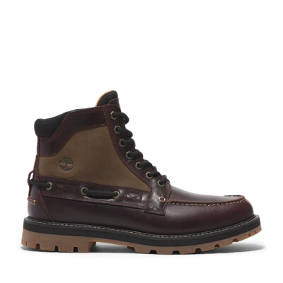 Мужские ботинки Timberland Britton Road Mid Lace Boot бордового цвета (TB0A697H EIW)