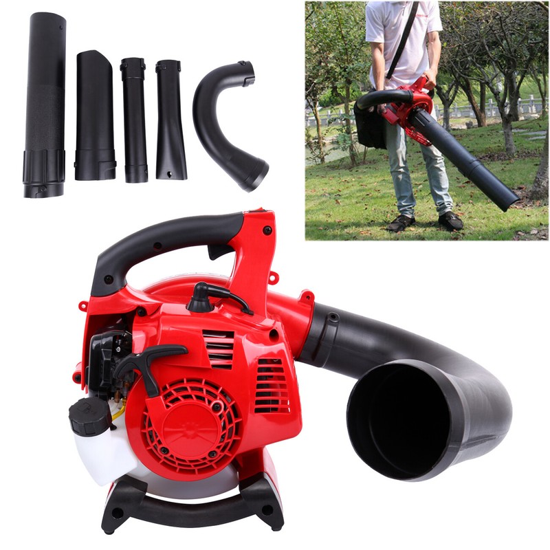 gas leaf blower with mulcher