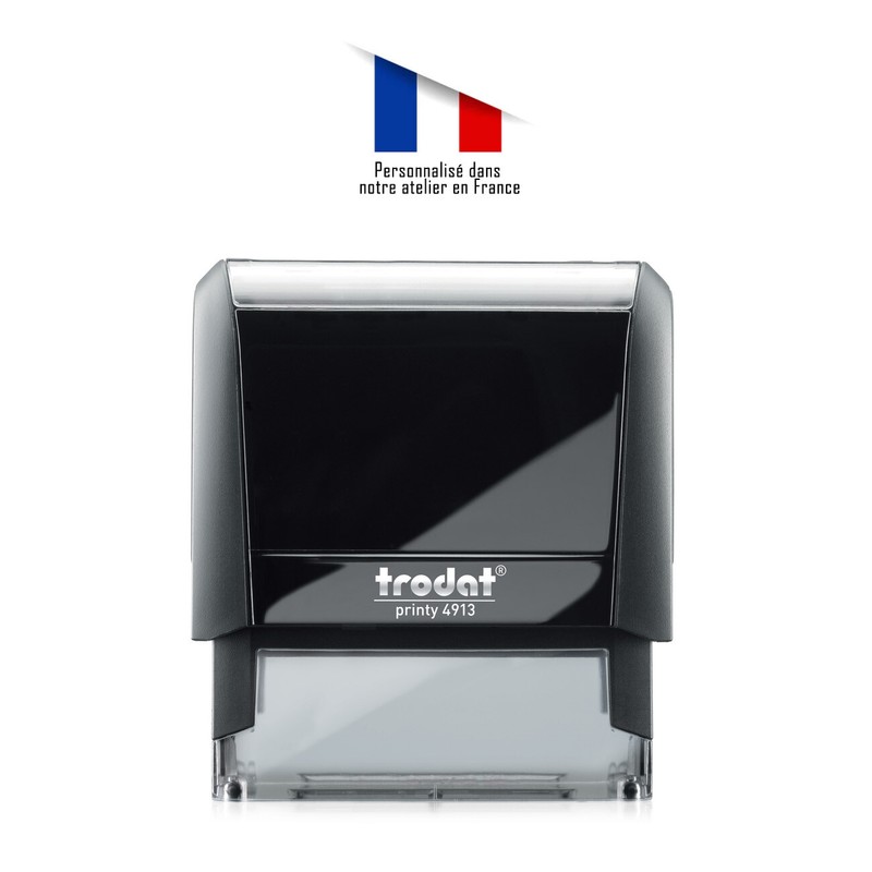 Tampon Encreur Trodat Printy 4913, Dim. 58x22mm - 1 Ã  5 Lignes Ã  Personnaliser