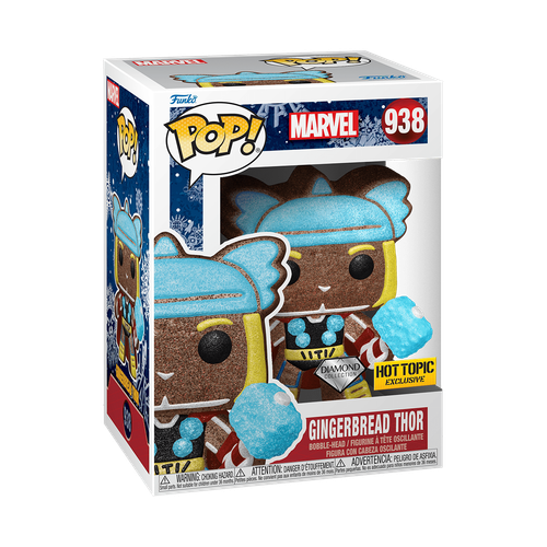 Funko POP! Marvel Gingerbread Thor Diamond Glitter #938