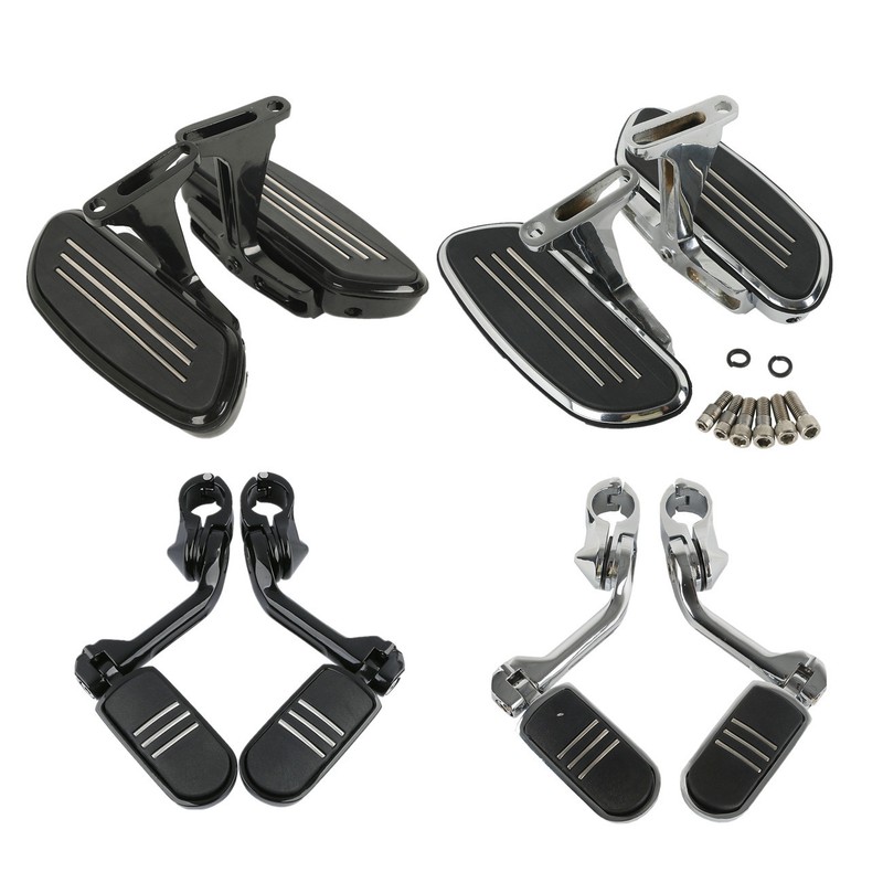 Rear Floorboard Kit 11/4'' Foot Pegs For Harley Touring 932021