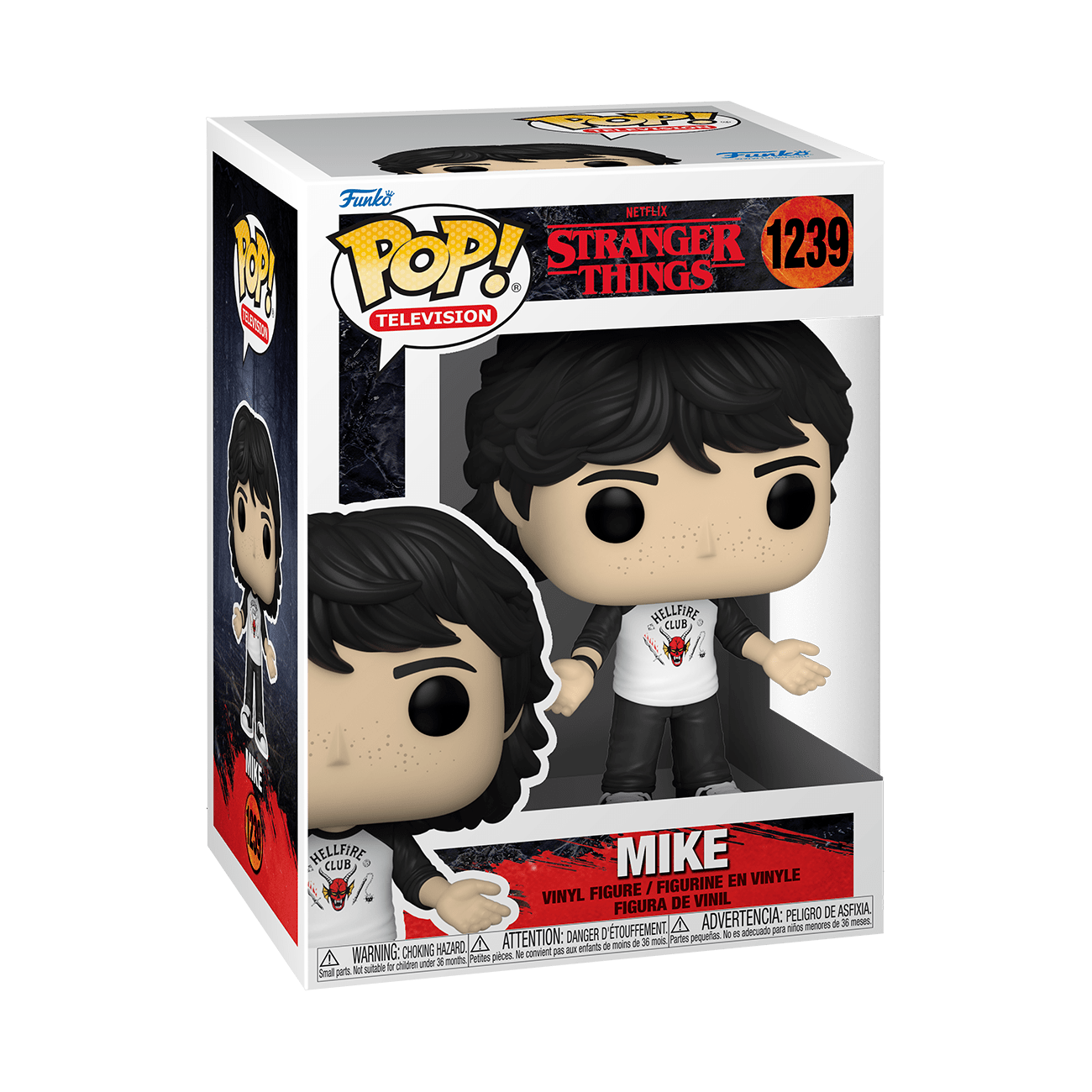 SF・ファンタジー・ホラー FUNKO x STRANGER THINGS HELLFIRE CLUB XL Funko Pop! Boxed Tee: Stranger Things - Hellfire Club - L