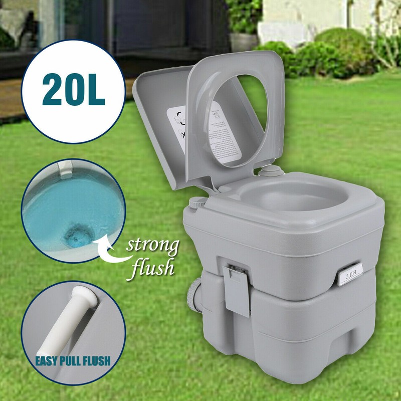 Tragbare Campingtoilette Mobil Reise-WC Chemietoilette Wohnwagen Toiletteneimer
