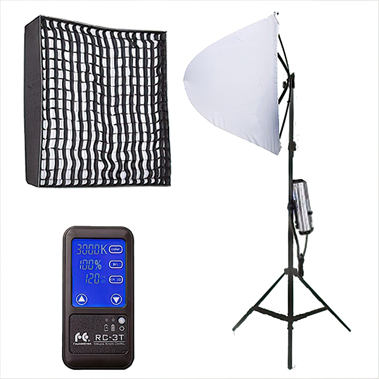 FALCON EYES RX-24TDX Roll-Flex faltbare Bi-Color LED Panel Set - Flächenleuchte