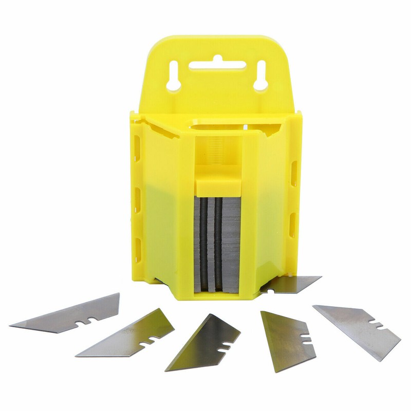 Heavy Duty Box Cutter W/5 Blades Razor Cut Steel Knives Kit