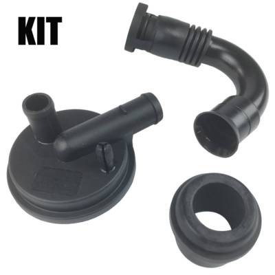 3Pcs Fits VW Golf Jetta MK4 1.9 TDI Crankcase Vent Valve & Gasket & Hose KIT