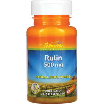 Thompson, (4 Pack) Rutin, 500 mg, 60 Tablets