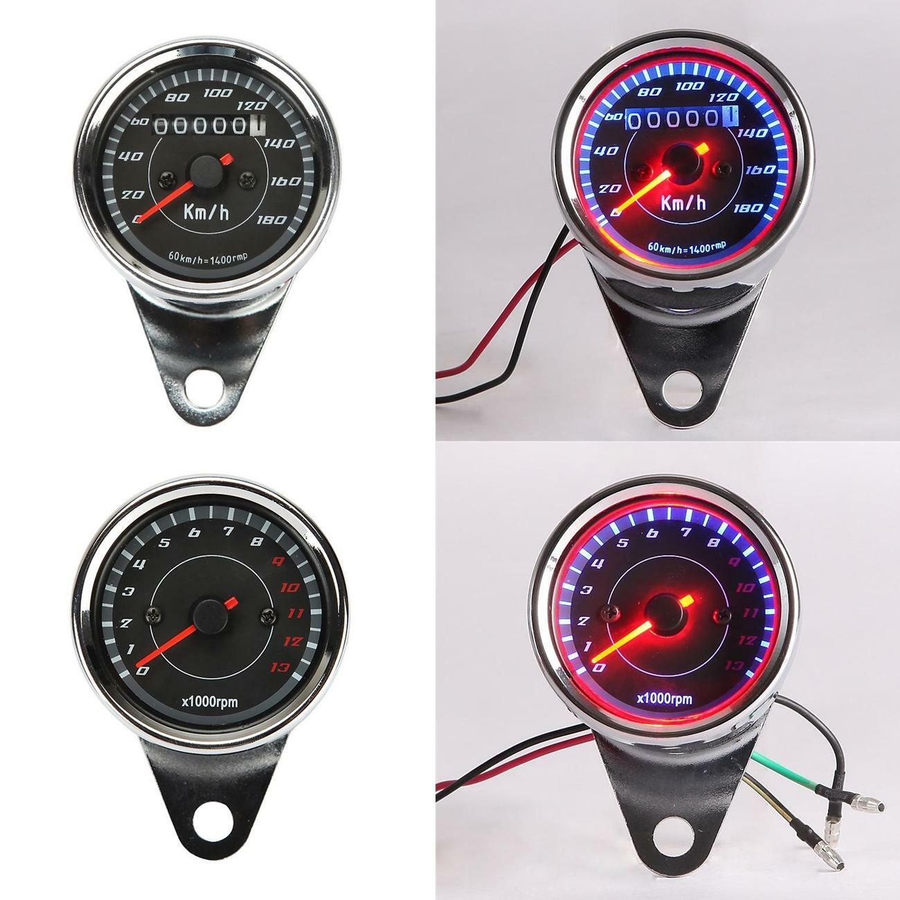 12V Motorcycle LED Light Odometer Speedometer Tachometer For Harley Dyna SoftailのeBay公認海外通販｜セカイモン