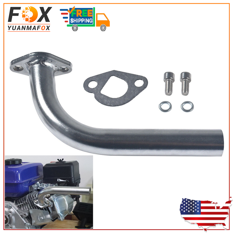 Exhaust Pipe For Predator 212cc GX160 GX200 Coleman CT200U Go Kart mini bikes