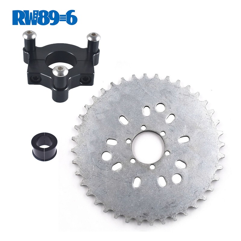 40T Sprocket 1.5" / 1" CNC Adapter For 49cc 50cc 66cc 80cc Motorized Bicycle