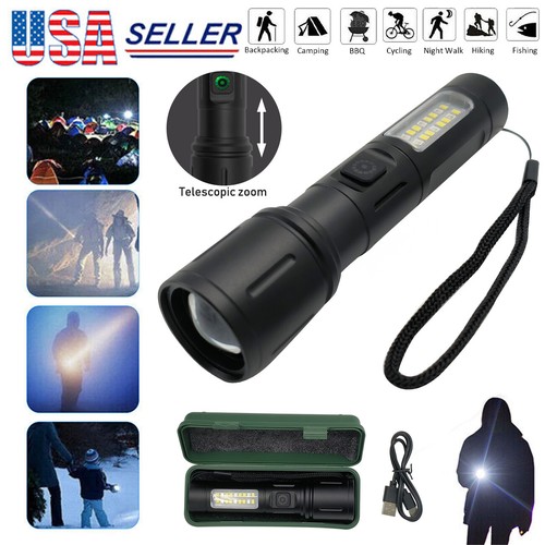 High Powered 990000000Lumens Super Bright Flashlight LED Rechargeable Torch Lamp