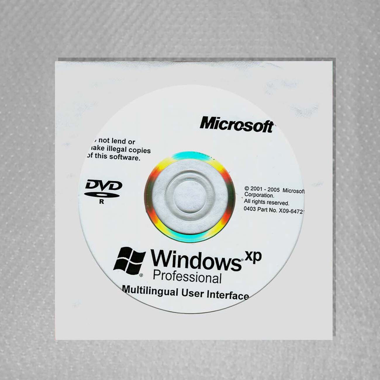 NEW Windows XP Professional SP3 Full Version CD Disc Pro COA Product Key EBG