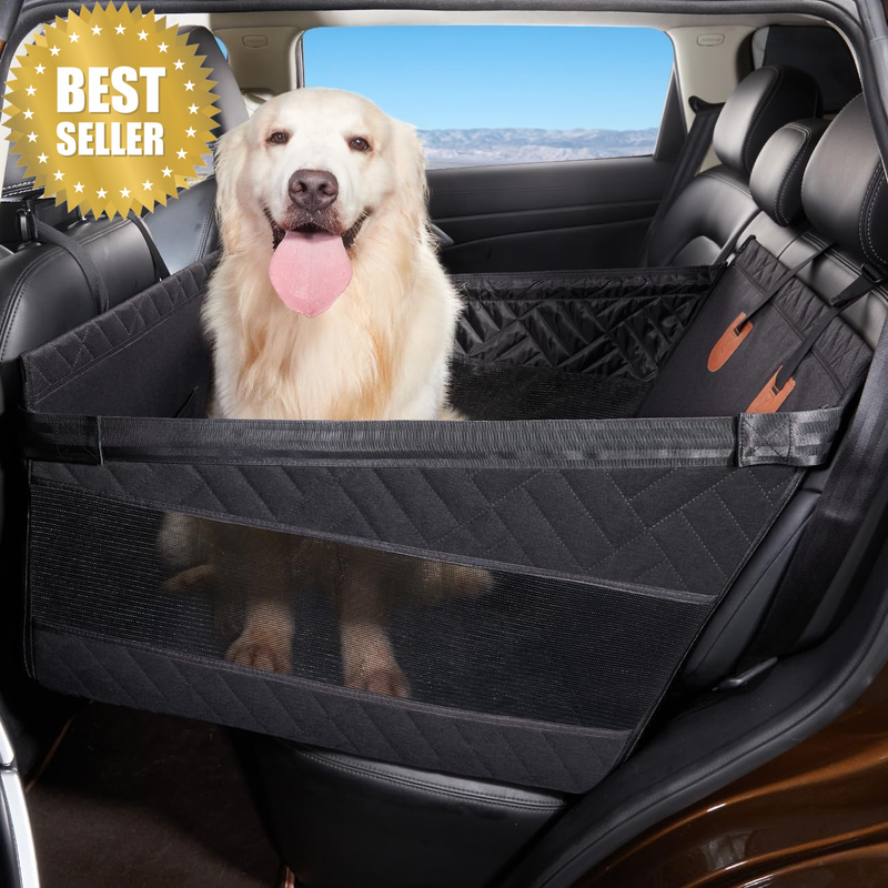 Dog Car Seat for Medium Dogs,Back Seat Extender for Dogs,Large & Small Dog Car S