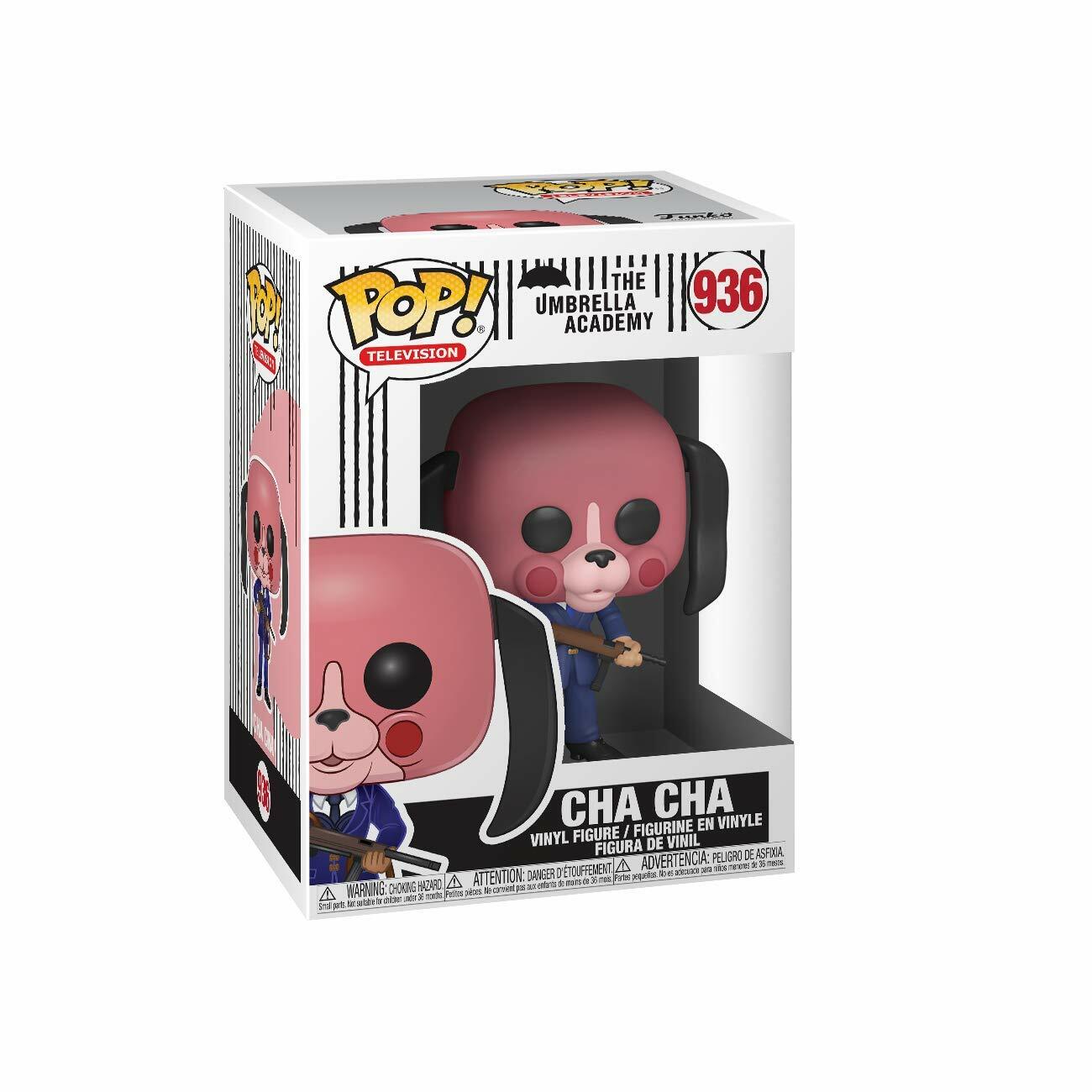 Pop! TV Umbrella Academy Cha Cha with Mask #936 Vinyl Figure