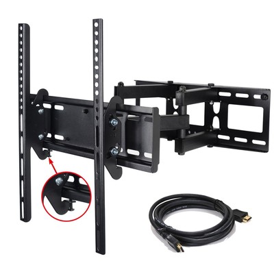 Dual Arm TV Wall Mount Bracket for Samsung 39 40 43 46 48 50 55 60'' LED Tilt CN7