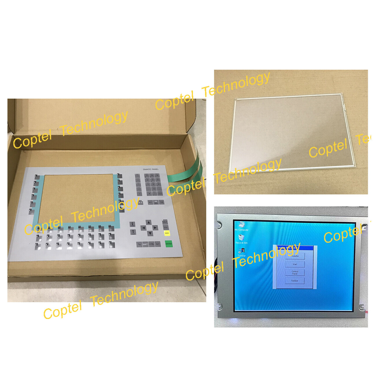 Membarne LCD Display Panel Fit for SIEMENS OP270 KEY-10 CSTN