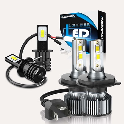 For Isuzu Rodeo Sport 2001-2003 6500K LED Headlight + Fog Lights Bulbs Combo 4pc