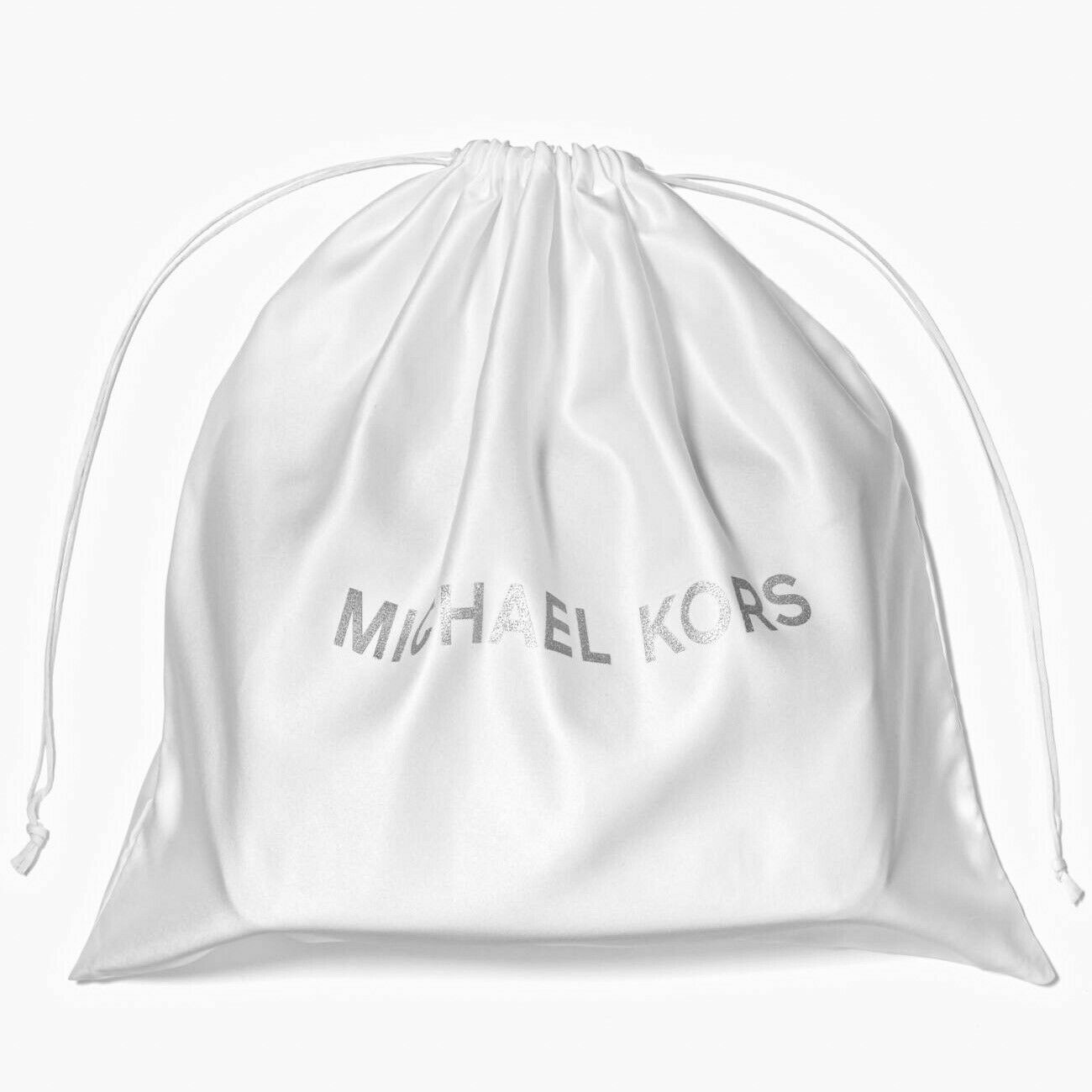 Michael Kors White Satin Drawstring Large Dust Bag Dust Cover