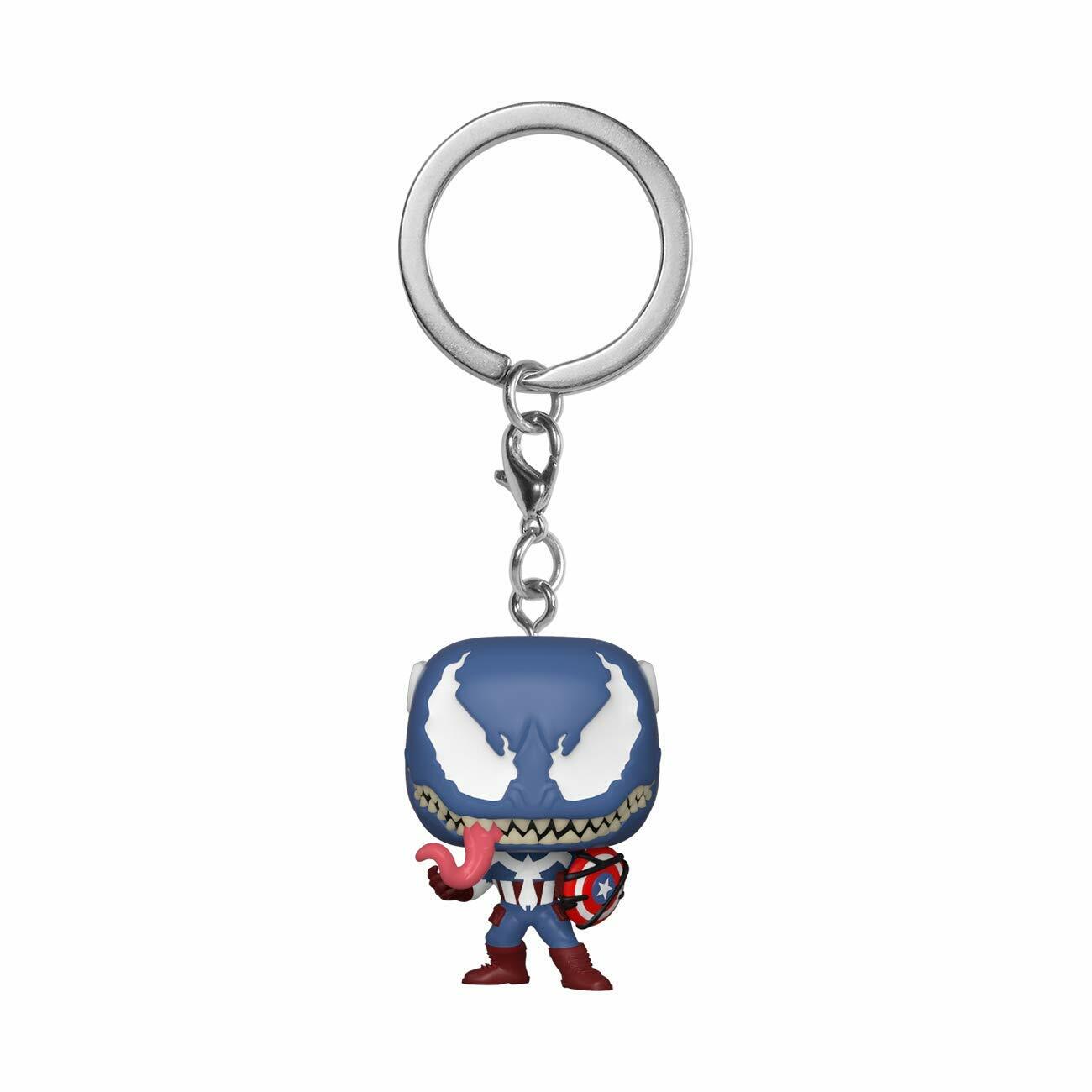 Funko POP! Pocket Keychain Marvel Venom VENOMIZED CAPTAIN AMERICA Figure