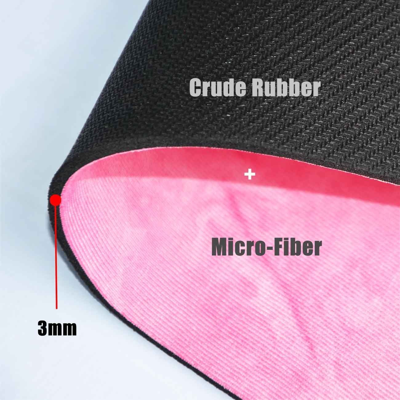 DYZD Premium Yoga Mat Combo 2 in 1 Exercise Pilates Extra Large Pink 72