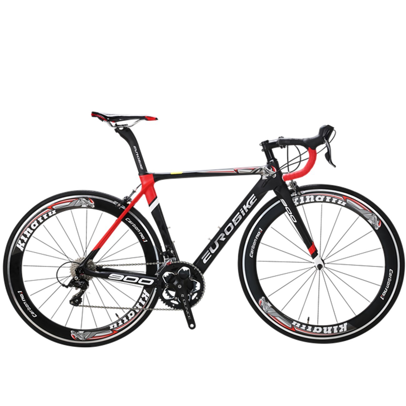 New Road Bike Carbon Frame Racing Bicycle Shimano 18 Speed Cycling 50cm