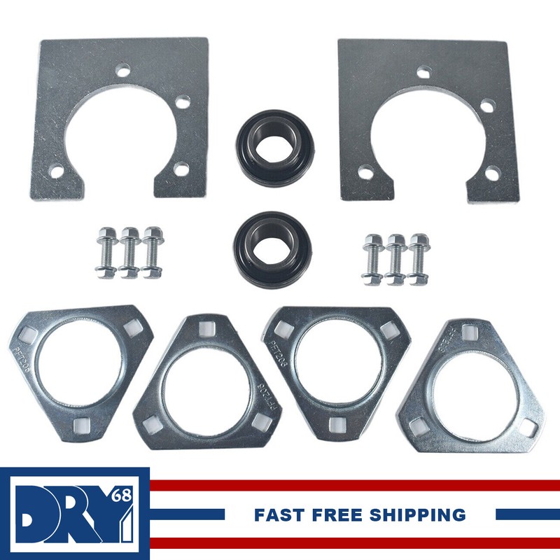 1" Go-Kart Live Axle Bearing Kit Bearing Kit (3-Hole) Kit Fit Go Kart Mini Bike