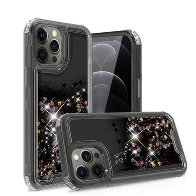 iphone liquid glitter TPU case
