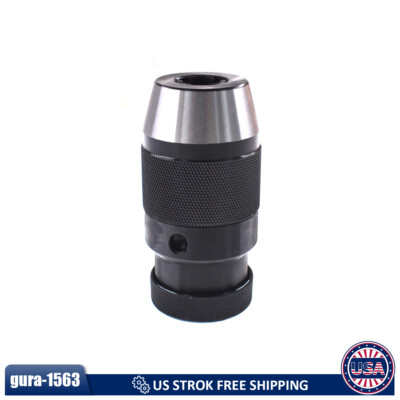 Taper 1-13mm 1/32'' to 1/2'' B16 Keyless Lathe Drill Chuck Self Tighten Duty