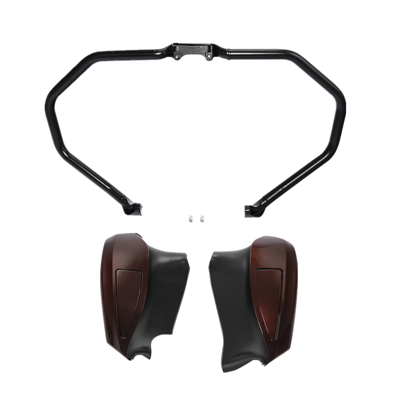 Engine Guard Crash Bar Lower Vented Fairing Fit For Indian Chieftain 2019-2023