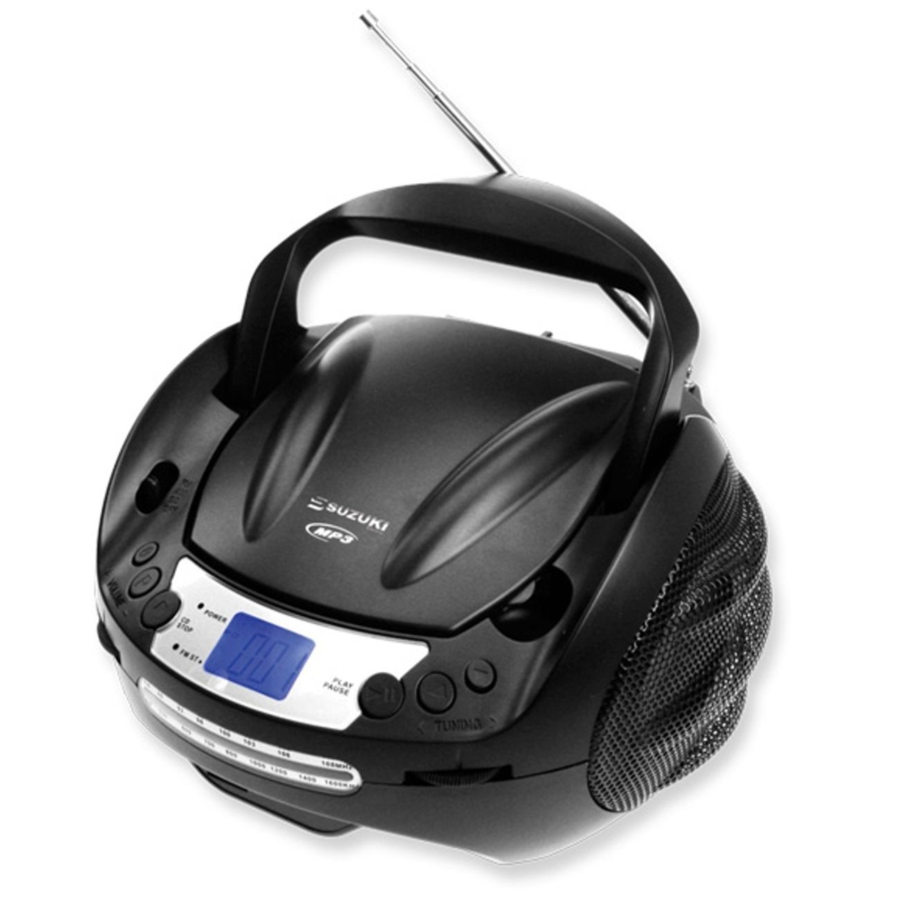 Boombox Portable CD Player With FM AM Radio With MP3 CD USB Playback eBay