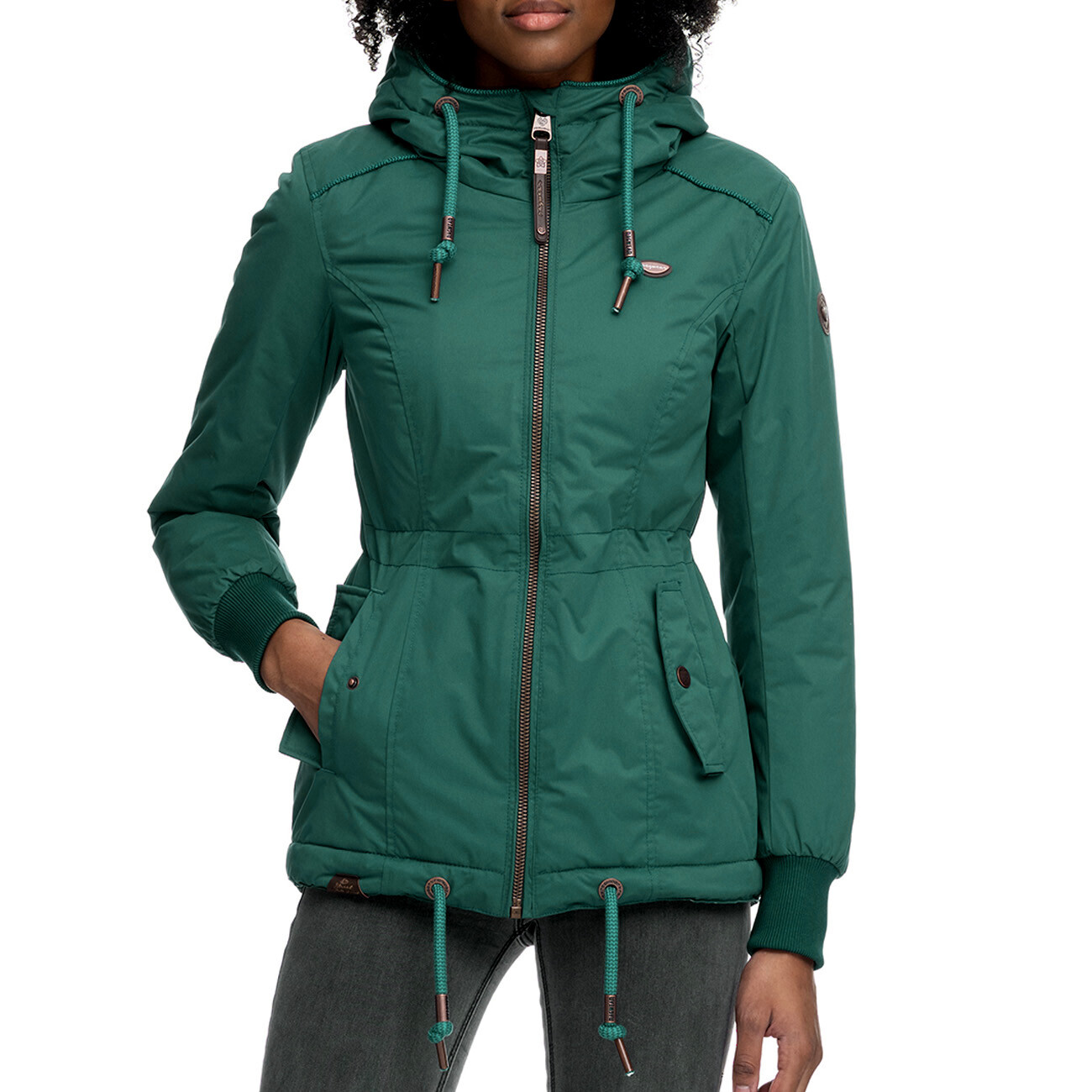 jacket ragwear danka grÃ¼n Ragwear Danka Jacket Damen Dark Green Jacke Winterjacke