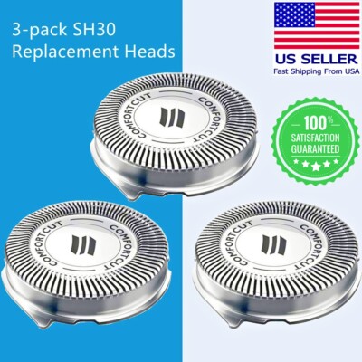 SH30/52 Replacement Heads for Philips Norelco Series 3000 2000 1000 SH30 Blades