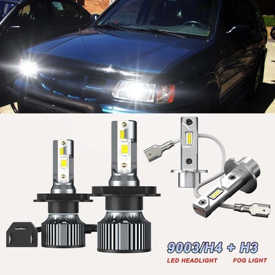 For Isuzu Rodeo Sport 2001-2003 6500K LED Headlight + Fog Lights Bulbs Combo