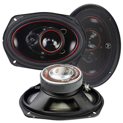 AUDIOPIPE CSL-6923R 6 x 9 Inch 400 Watt 3 Way Redline Car Speakers, Pair