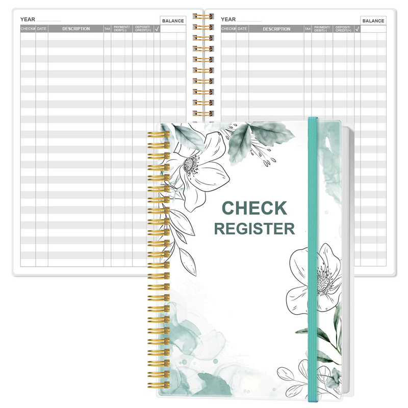 Heveboik Check Registers for Personal Checkbook - A5 Checkbook Register for Pers
