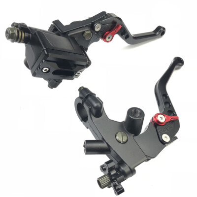 Universal 7/8'' CNC Motorcycle Handlebar Brake Master Cylinder & Clutch Lever Set