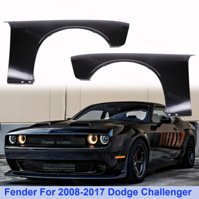 Fender Set For 2008-2017 Dodge Challenger Front Driver & Passenger Side Steel