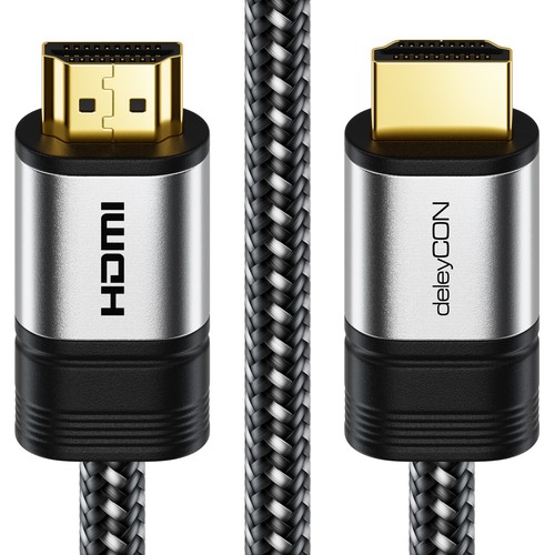 HDMI Kabel 4K UHD 2160p Nylon Metallstecker HDR ARC HDMI 2.0 FULL HD 1080p 3D TV