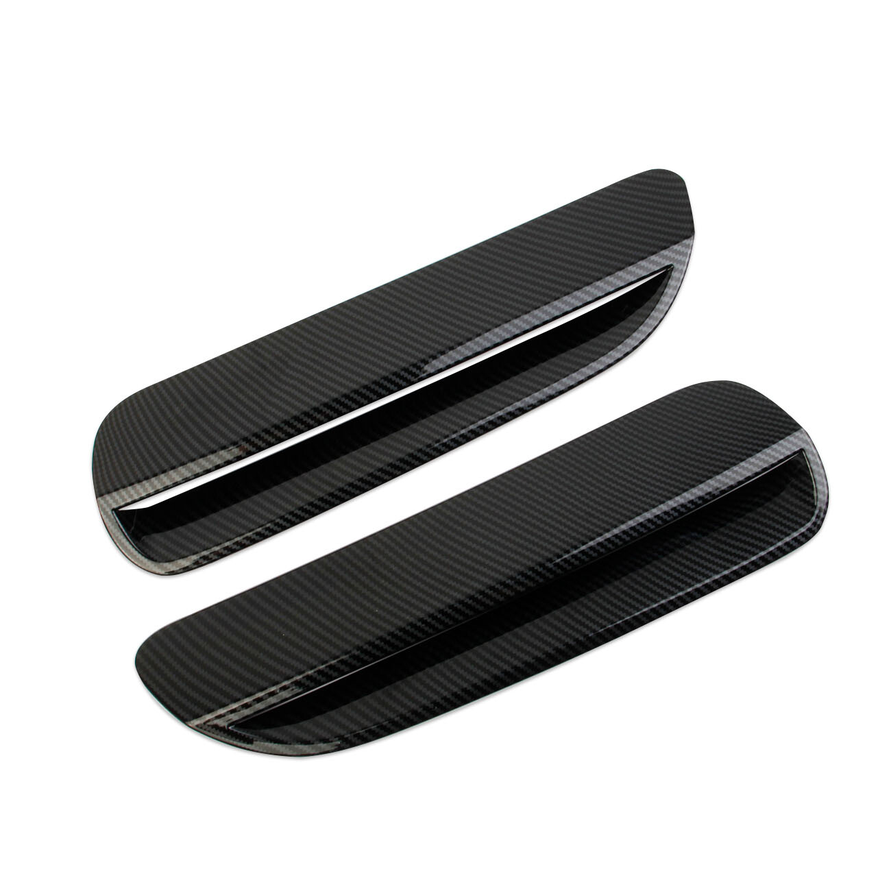 Carbon fiber style engine hood air vent moulding cover trim for Pontiac G8