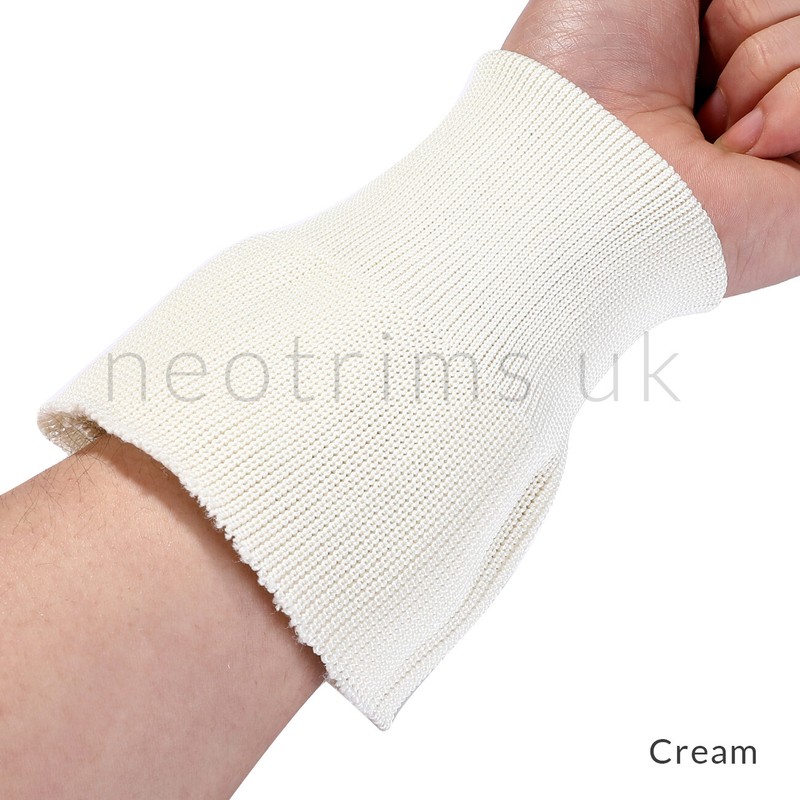 Rippstrick BÃ¼Ndchenstoff 1 Paar Gerippte Ersatzmanschetten Bomberjacke,Neotrims