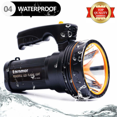 Linterna Portátil de Mano 6000 Lúmenes USB Recargable Super Brillante LED 35W