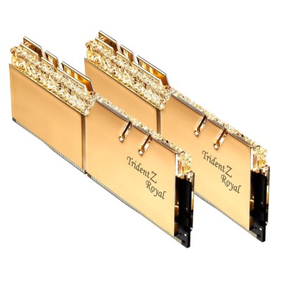 32GB G.Skill DDR4 Trident Z Royal Gold 3600Mhz PC4-28800 CL19 1.35V Kit 2x16GB