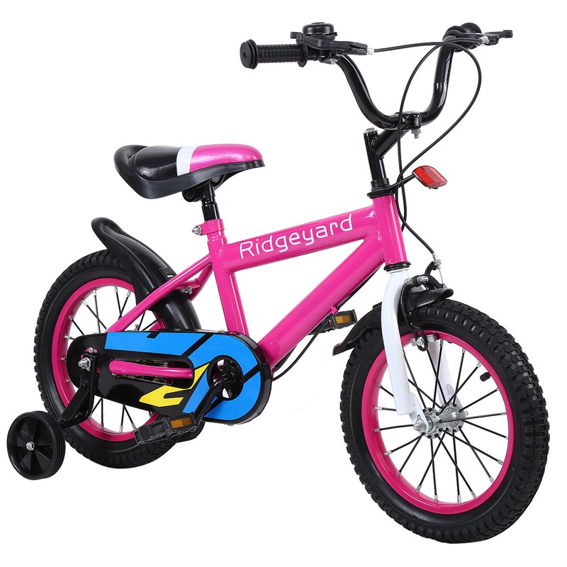 Ridgeyard Kinderfahrrad 14 Zoll Fahrrad Junge Mädchen