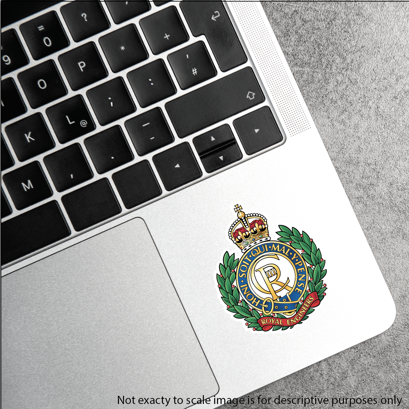 Royal Engineers Waterproof Vinyl Stickers Pack (CR style) - MoD Reseller - Picture 5 of 6