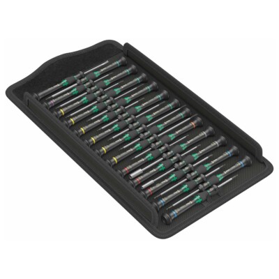 WERA MICRO PRECISE SCREWDRIVER 25 PIECE SET FOR BIG PACK ELECTRONIC APPLICATIONS